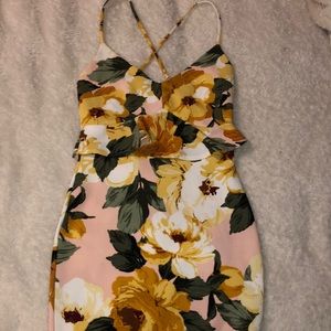 Floral mini dress